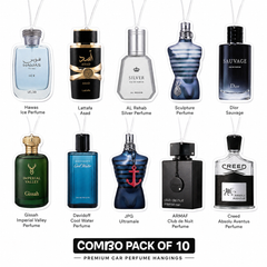 Car Perfume Hanging with Discover Box 10 Pcs Set
