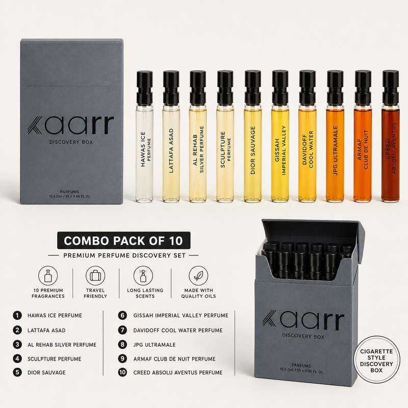 Car Perfume Hanging with Discover Box 10 Pcs Set