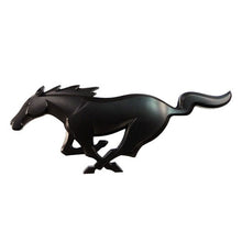 Load image into Gallery viewer, 3D Mustang Horse Metal Sticker Decal Black (16 x 6 cm)