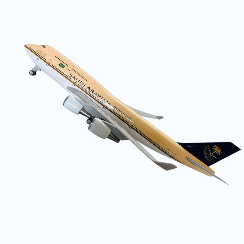 Saudi B747 Aeroplane Diecast Model 30 CM