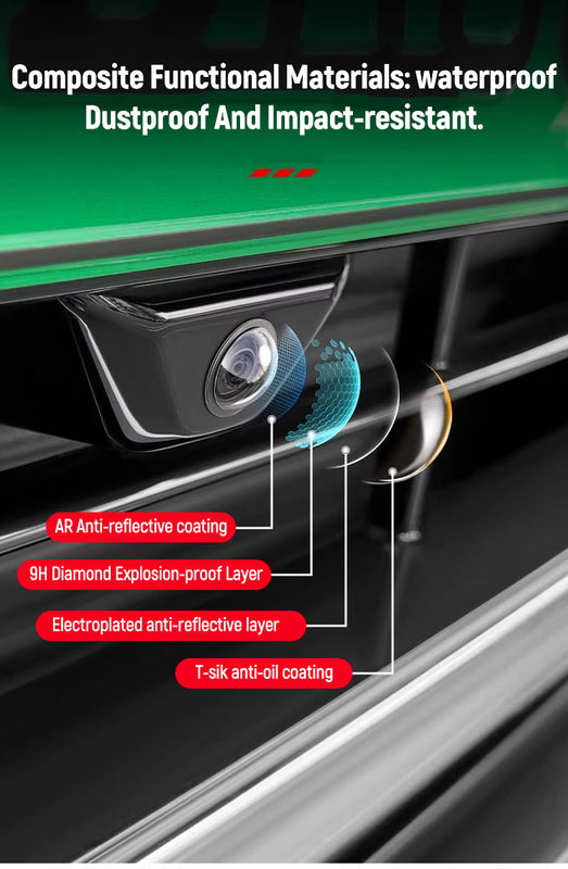 Luxury Car Camera Lens Cover Protectors Pack of 4