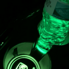 LED Car Cup Holder Lamp Light 2 pcs