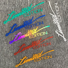 Limited Edition Reflective Sticker 16x4 cm Buy 1 Get 1 Free