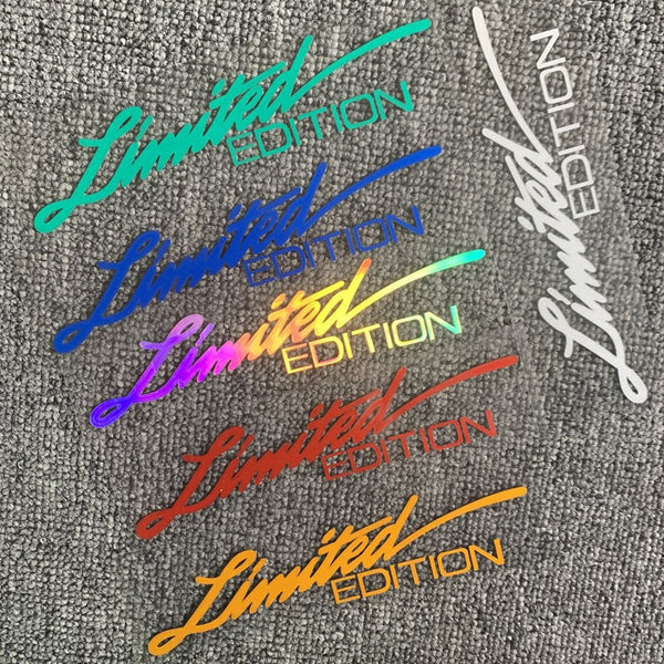 Limited Edition Reflective Sticker 16x4 cm Buy 1 Get 1 Free