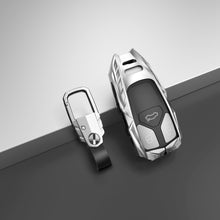 Load image into Gallery viewer, Audi Remote Key Armour Metal Alloy Keycase with Holder &amp; Rope Chain