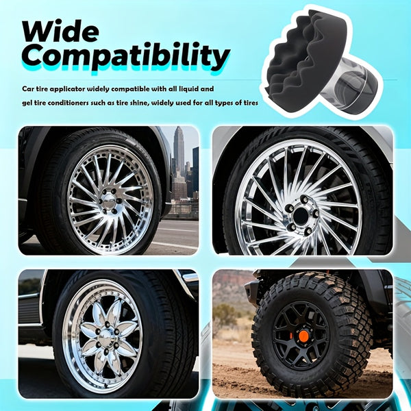 Kaarr Trim & Tyre Wax with Premium Applicator Refillable Sponge