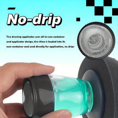 Kaarr Trim & Tyre Wax with Premium Applicator Refillable Sponge
