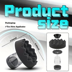 Kaarr Trim & Tyre Wax with Premium Applicator Refillable Sponge