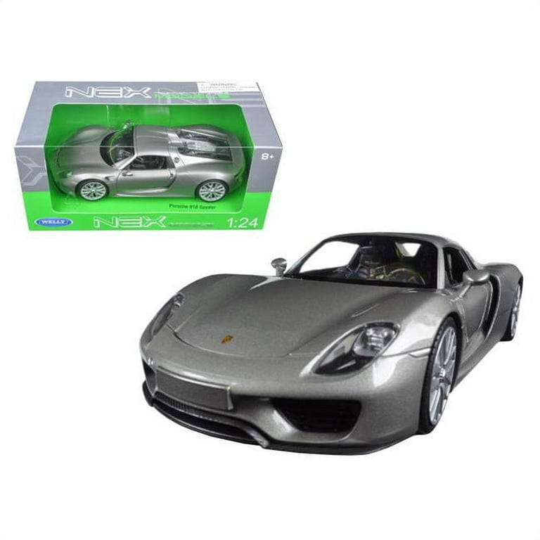 Porsche 918 Spyder Black Licensed Welly 1:24 Diecast Scale Model