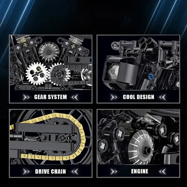 CLASSIC AMERICAN BIKE | 586PCS