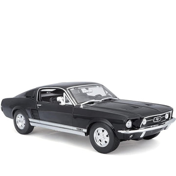 Ford Mustang 1967 GTA FastBack Black Licensed  Maisto 1:18 Diecast Scale Model Car