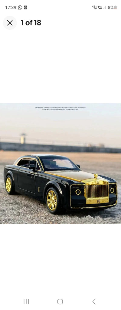 Rolls Royce Sweptil Metal Diecast Car 1:24 (20x8 cm)
