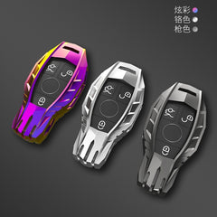 Mercedes Old Key Armour Metal Alloy Keycase with Holder & Rope Chain