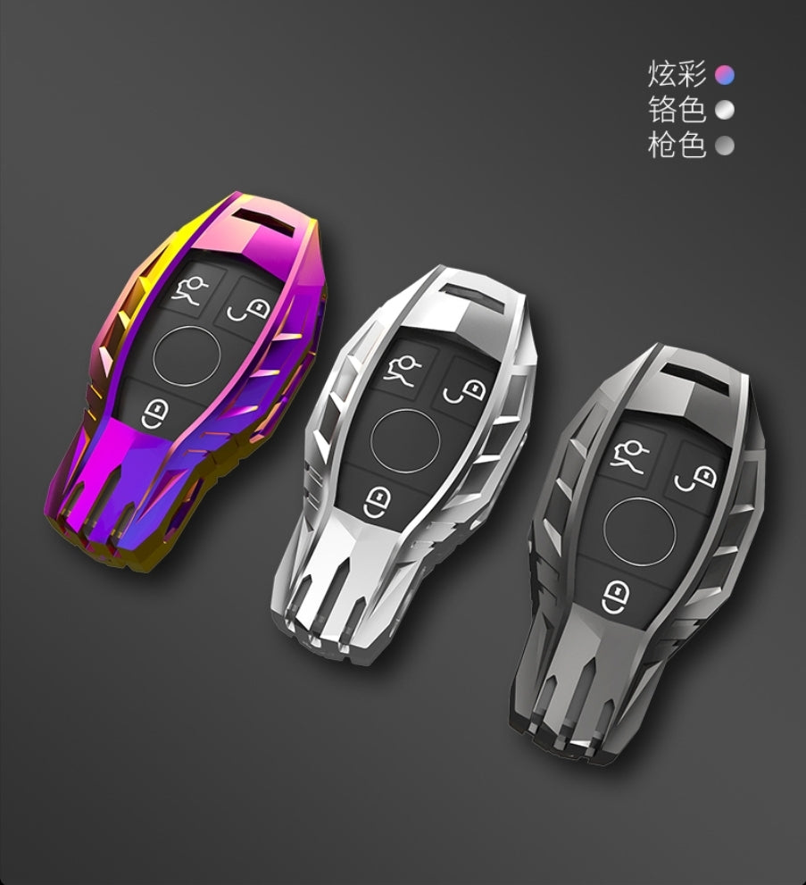 Mercedes Old Key Armour Metal Alloy Keycase with Holder & Rope Chain ...