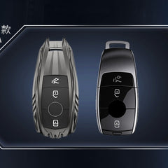 Mercedes C New Key Armour Metal Alloy Keycase with Holder & Rope Chain