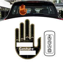 Load image into Gallery viewer, 3in1 Car Finger Gesture Light with Remote Signs Gesture Light Car Rear Window Lamp