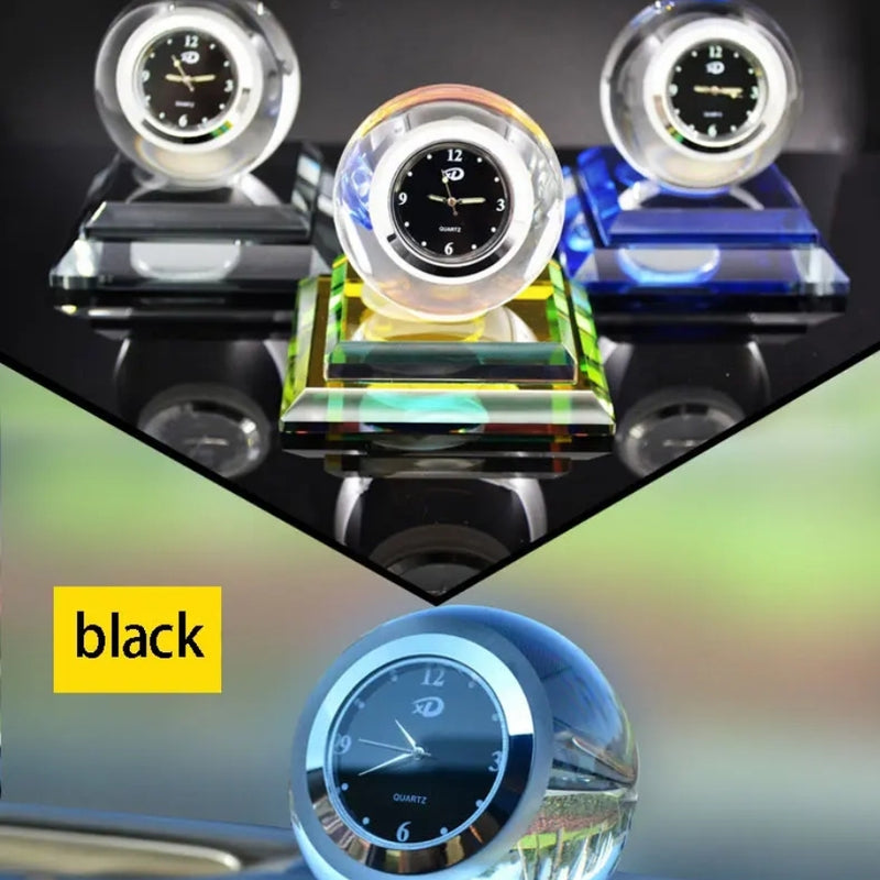 Crystal Ball Clock Car Perfume Heavy