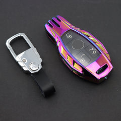 Mercedes Old Key Armour Metal Alloy Keycase with Holder & Rope Chain