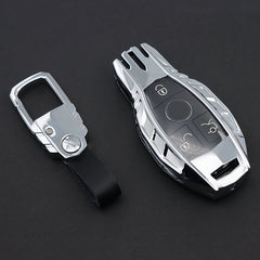 Mercedes Old Key Armour Metal Alloy Keycase with Holder & Rope Chain