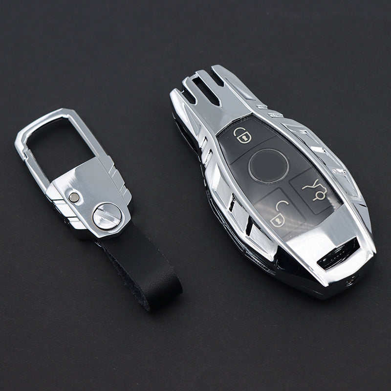 Mercedes Key Rack Mercedes Old Key Armour Metal Alloy Keycase with Holder & Rope Chain ...