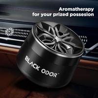 BLACK ODOR Car Perfume BO-01 | Premium Mini Gel Air Freshener for Elegant Fragrance