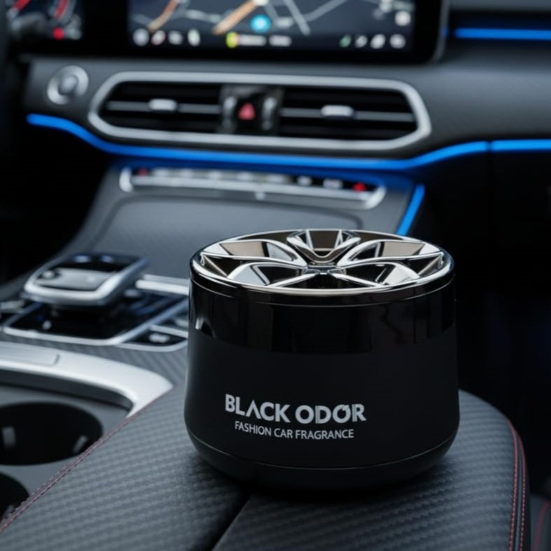 BLACK ODOR Car Perfume BO-01 | Premium Mini Gel Air Freshener for Elegant Fragrance