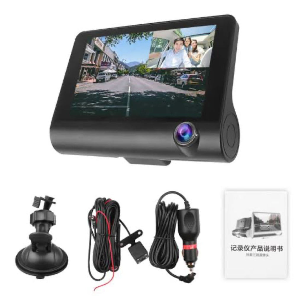 3 Way Car DVR Camera Driving Recorder