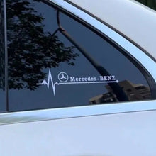 Load image into Gallery viewer, Heartbeat Brand Logo White Laser Reflective Car Sticker