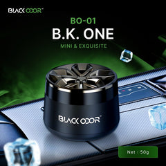 BLACK ODOR Car Perfume BO-01 | Premium Mini Gel Air Freshener for Elegant Fragrance