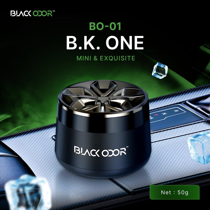 BLACK ODOR Car Perfume BO-01 | Premium Mini Gel Air Freshener for Elegant Fragrance