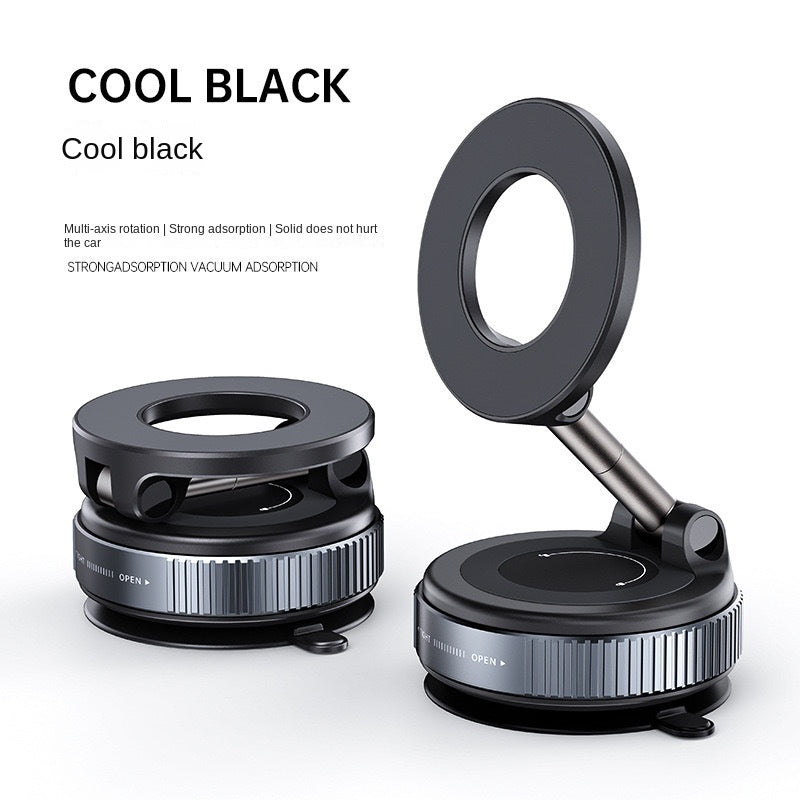 Cross-border Car Magnetic Suction Mobile Phone Bracket Bidirectional Vacuum Suction Rotary Multifunctional Car Navigation