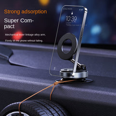 Cross-border Car Magnetic Suction Mobile Phone Bracket Bidirectional Vacuum Suction Rotary Multifunctional Car Navigation