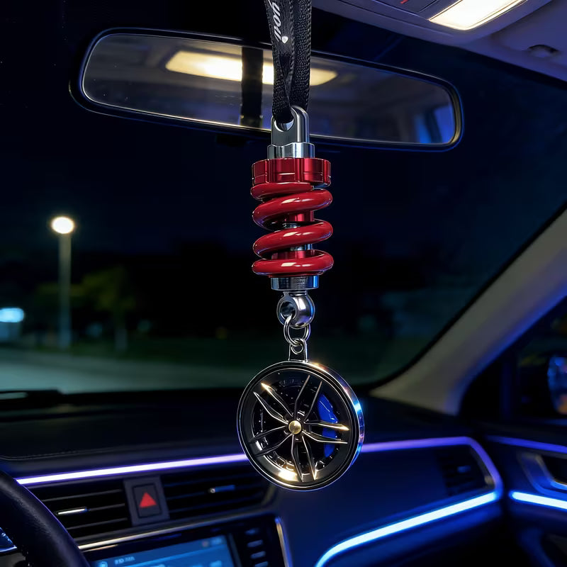 Alloy Wheel Shock Absorber Pendant Metal Hanging