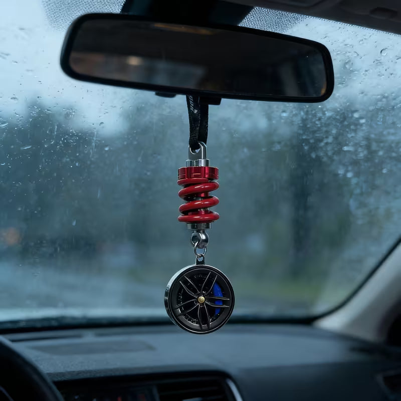 Alloy Wheel Shock Absorber Pendant Metal Hanging