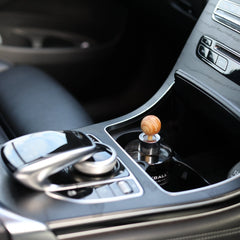 Round Wood Cover Aromatherapy 50ml Car Perfume