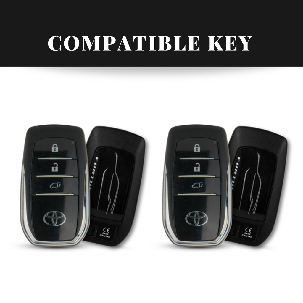 Fortuner Hycross New Key Carbon Abs Keycase with Chain Kaarr