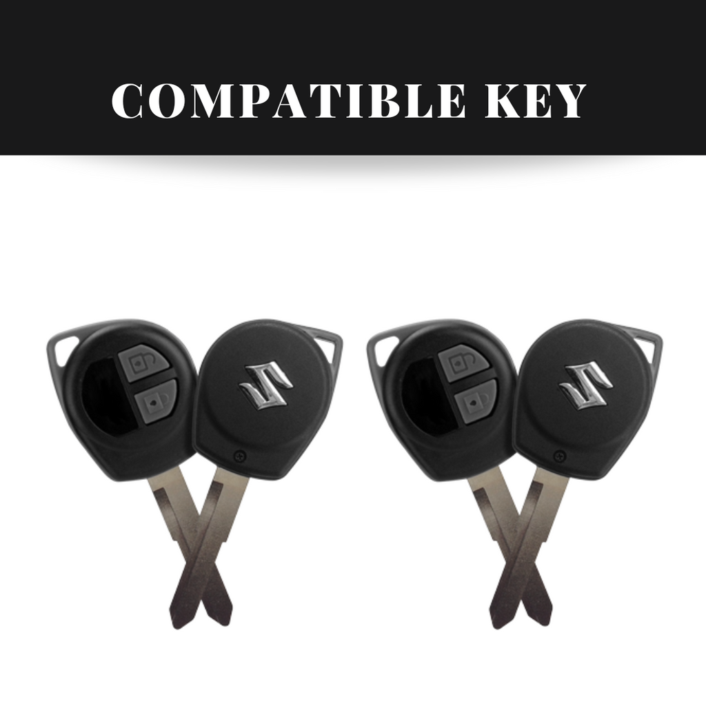 Suzuki Old Key Carbon Abs Keycase with Chain