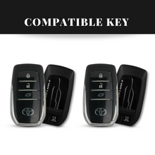 Load image into Gallery viewer, Fortuner/Hycross New Key Metal Alloy Leather Keycase with Holder &amp; Rope Chain