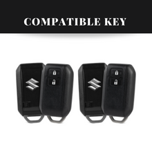 Load image into Gallery viewer, Suzuki 2 Button Key (Baleno, Brezza, S Cross, Swift, Ignis) Premium Batman Metal Alloy Keycase with Holder &amp; Rope Chain
