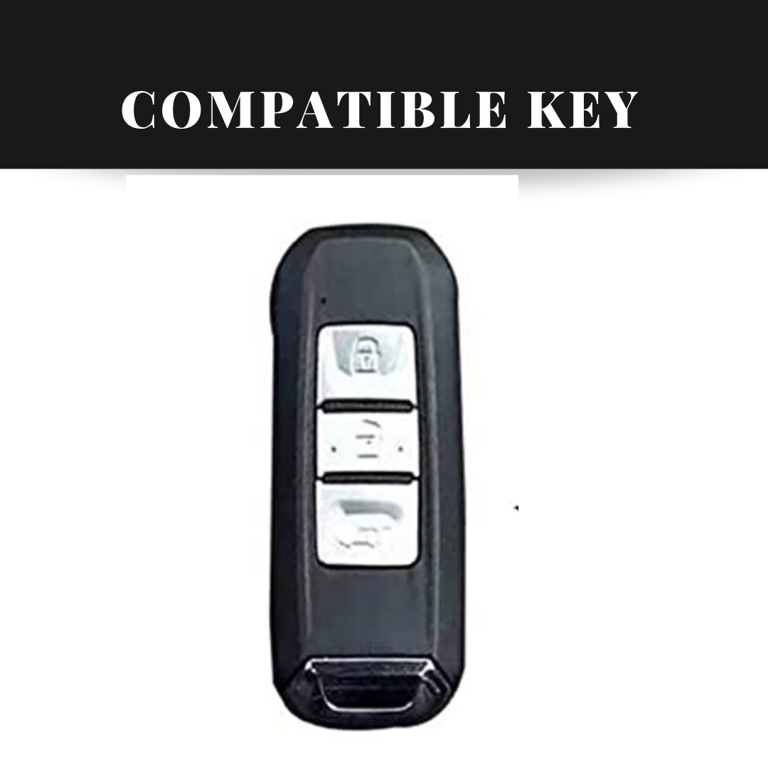 MG Hector v1.0 Metal Alloy Leather Keycase with Holder & Rope Chain