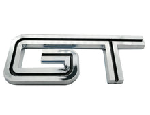 Load image into Gallery viewer, 3D GT v2.0 Metal Sticker Decal Black/Silver (11x3.5 cm)