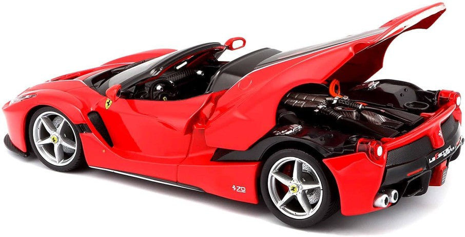 Ferrari Laferrari Aperta Red Licensed Bburago 1:24 Diecast Scale Model