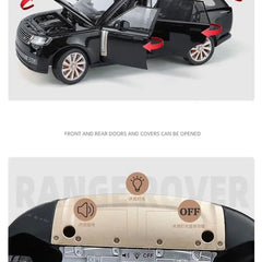 Range Rover Autobiography SV New Metal Diecast Car 1:18 (28x11 cm)