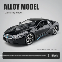BMW i8 Metal Diecast Car 1:24 (20x8 cm)