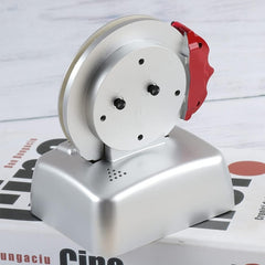 Non Ticking Disc Shape Metal Alarm Clock