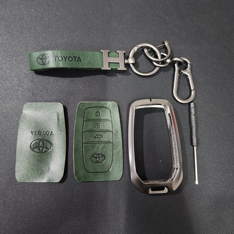 Key Holder Rop Fortuner/Hycross New Key Metal Alloy Leather Keycase with Holder & Rop ...