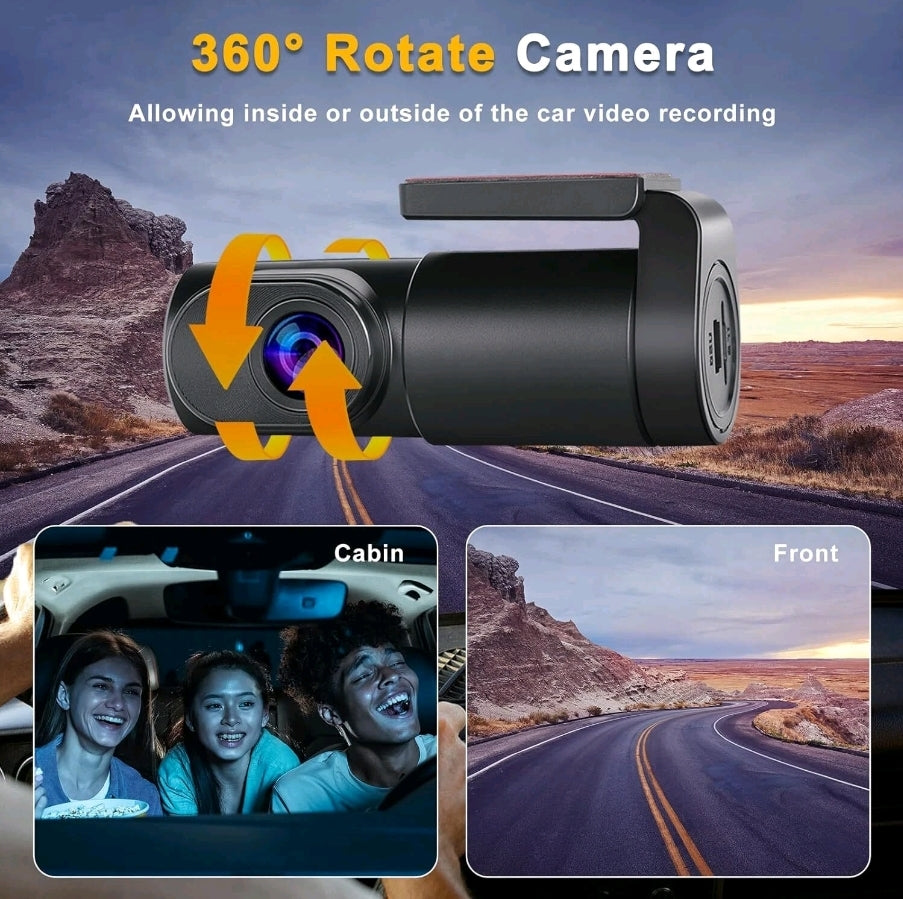 1080P Car Dash Camera Video DVR Recorder Night Vision Dual Cam