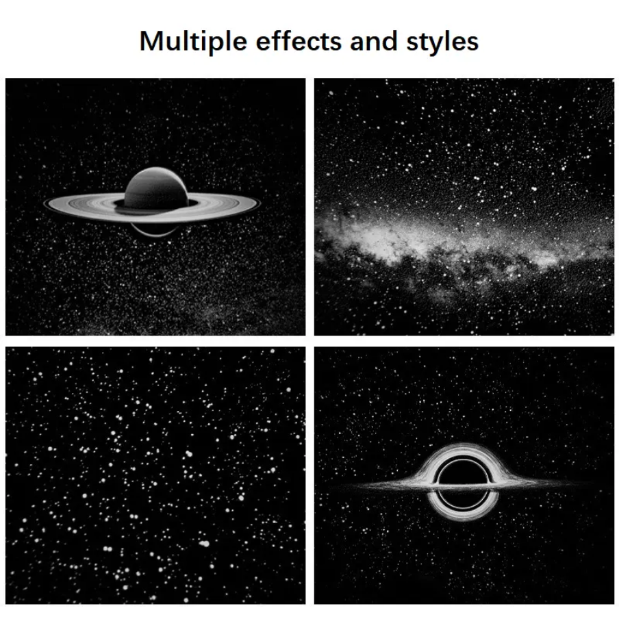 USB Starry Sky Galaxy Projection Atmosphere Light