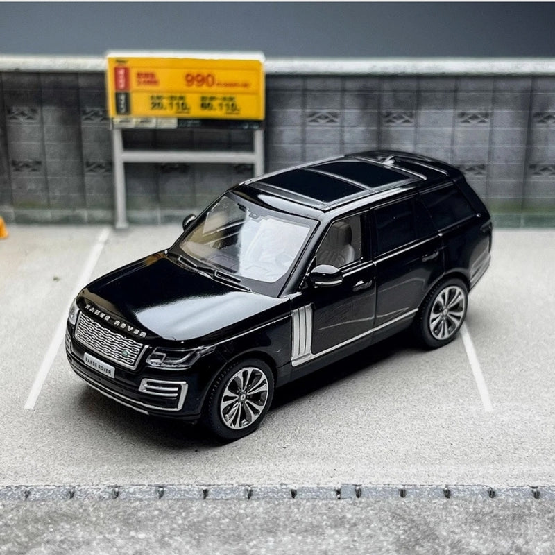 Range Rover Autobiography 50th Anniversary Edition Black 1/64 Alloy Model Car