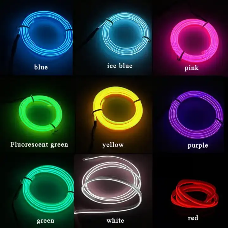 5M Ambient Light Car Interior Flexible Strip